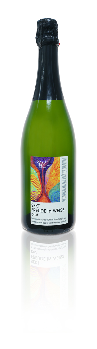 Sekt Freude in Weiss brut - Champagner-Qualität