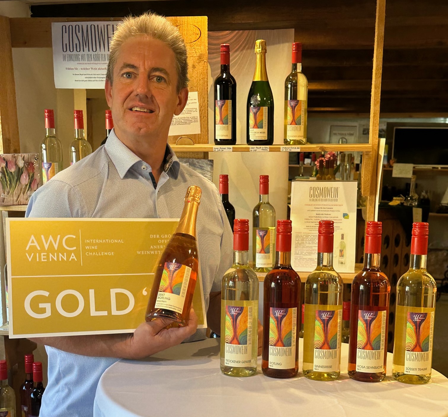 AWC vienna Gold Sekt Champagner